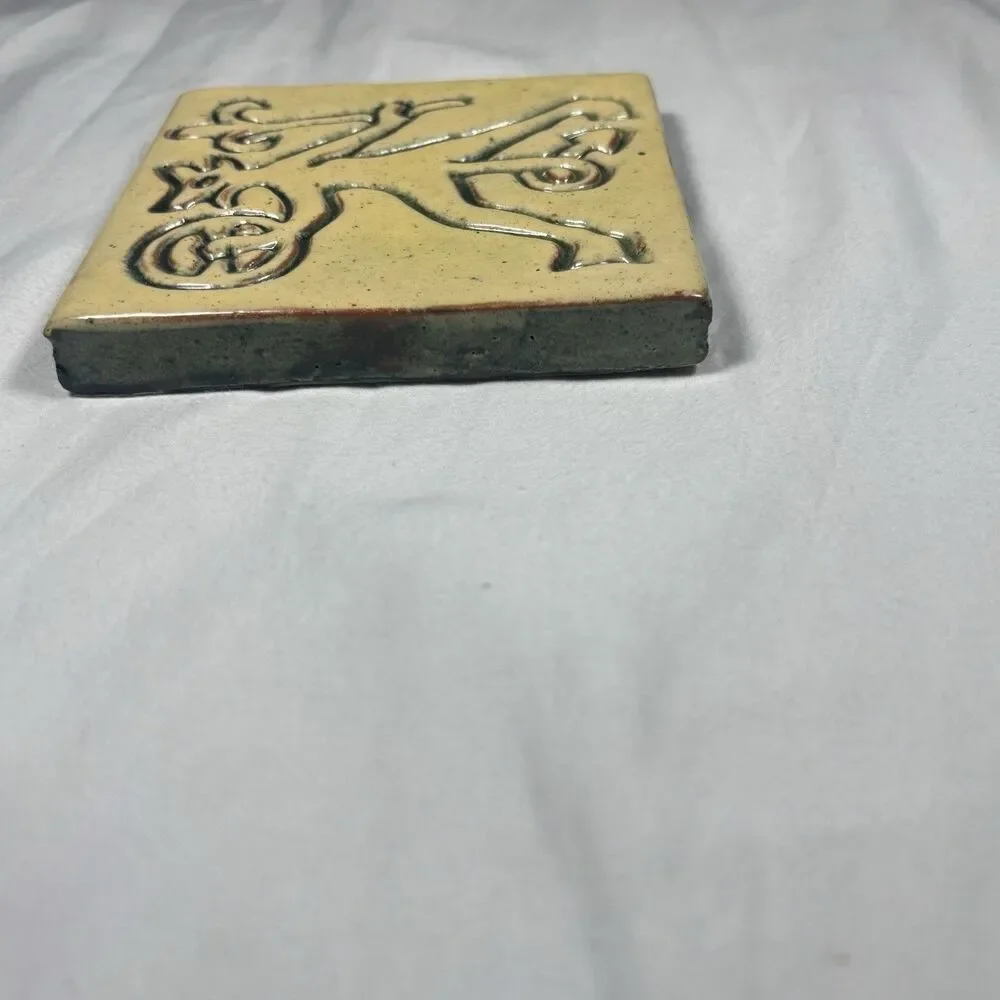 Bucks County 5x5 Ram Demon Ceramic Tile Plaque